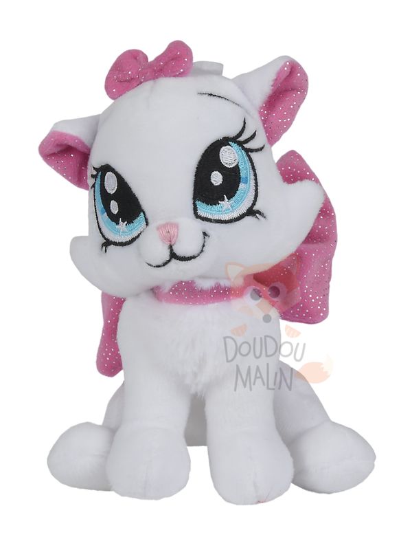 Glamou soft toy marie aristocat white pink 17 cm 
